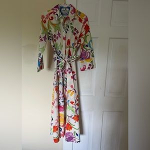Pretty patterned dress by Zara